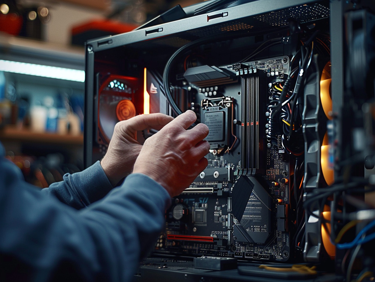 installation gpu vertical