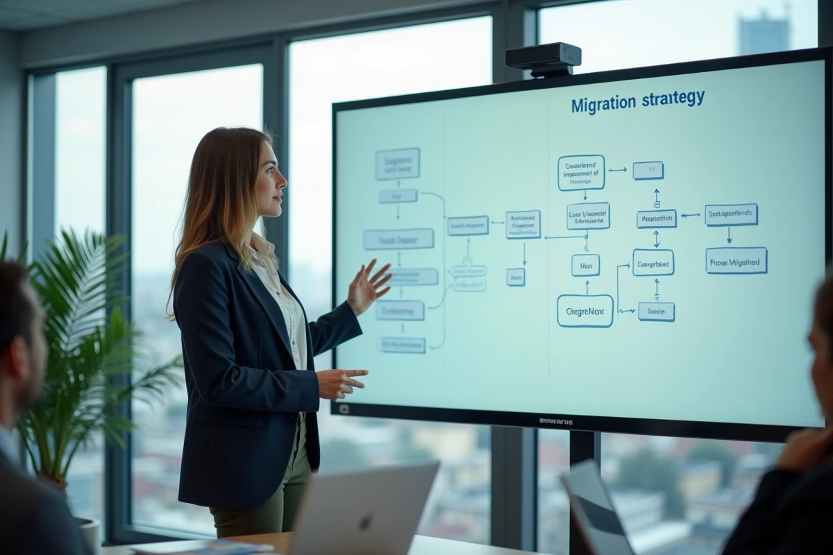 Jeune femme présentant stratégie de migration en réunion